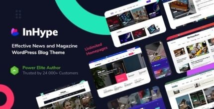 InHype - Blog & Magazine WordPress Theme - GPL Market