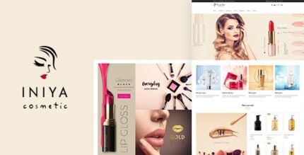 Iniya - Beauty Store, Cosmetic Shop WordPress Theme - GPL Market