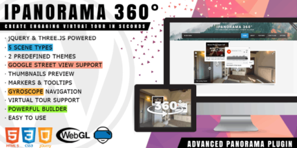 iPanorama 360° 1.9.0 – Virtual Tour Builder for WordPress