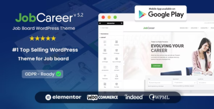 JobCareer | Job Board Responsive WordPress Theme - GPL Market