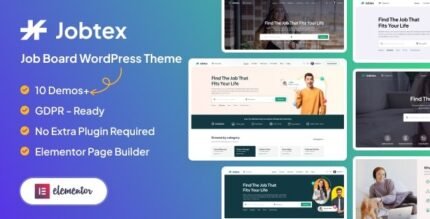 Jobtex – Job Board WordPress Theme - GPL Market