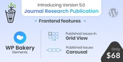 Journal Research Publication 5.0.1 - Wordpress Plugin - GPL Pugins Club