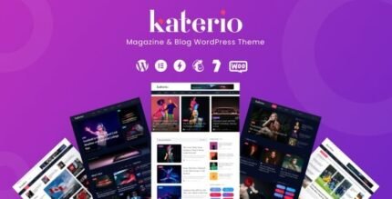 Katerio - Magazine & Blog WordPress Theme - GPL Market