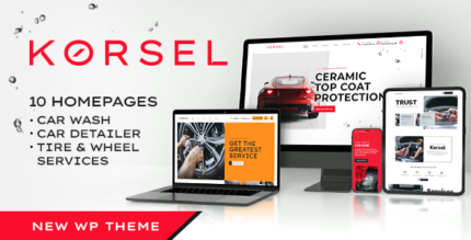 Kørsel - Car Repair & Auto Wash WordPress Theme - GPL Market