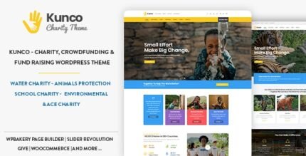 Kunco - Charity & Fundraising WordPress Theme - GPL Market