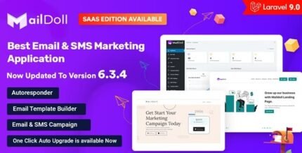 Maildoll 6.11.3 - Email Marketing & SMS Marketing SaaS Application - GPL Pugins Club