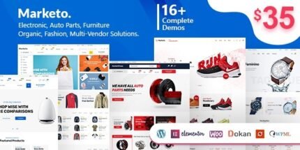 Marketo 5.3.0 - ECommerce & Multivendor A Woocommerce WordPress Theme - GPL Pugins Club