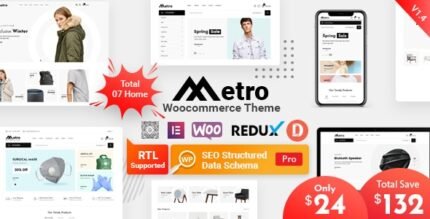 Metro - Minimal WooCommerce WordPress Theme - GPL Market