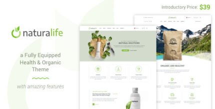 NaturaLife | Health & Organic WordPress Theme - GPL Market