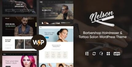 Nelson - Barbershop Hairdresser & Tattoo Salon WordPress Theme - GPL Market