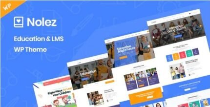 Nolez - Education WordPress Theme - GPL Market