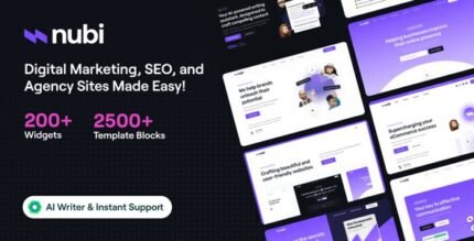 Nubi - Digital Marketing & SEO WordPress Theme - GPL Market