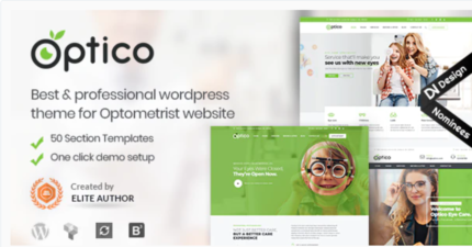 Optico | Optometrist & Eyecare WordPress Theme - GPL Market