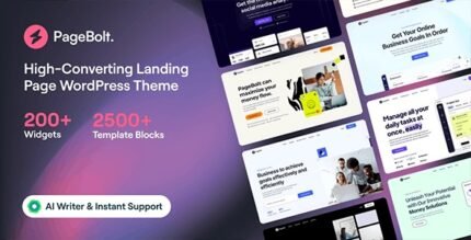 PageBolt - Landing Page WordPress Theme - GPL Market