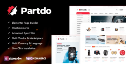 Partdo - Auto Parts and Tools Shop WooCommerce Theme - GPL Market