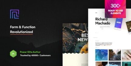 Revolution - Creative Multipurpose WordPress Theme - GPL Market