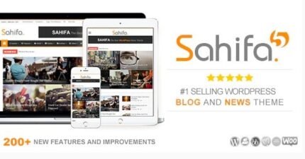 Sahifa - Responsive WordPress News / Magazine / Blog Theme - GPL Market