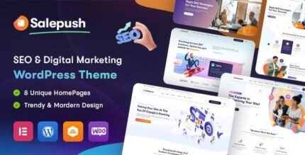 Salepush - SEO & Digital Marketing WordPress Theme - GPL Market