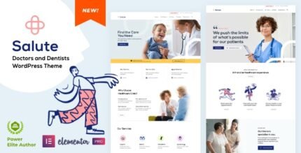 Salute - Medical Elementor WordPress Theme - GPL Market