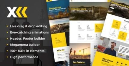 Samatex - Industrial WordPress Theme + Woocommerce - GPL Market