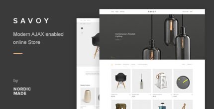 Savoy - Minimalist AJAX WooCommerce Theme - GPL Market