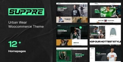 Suppre - Urban Wear WooCommerce Theme - GPL Market