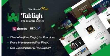 Tabligh – Islamic Institute & Mosque WordPress Theme