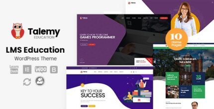 Talemy - LMS Education WordPress Theme - GPL Market