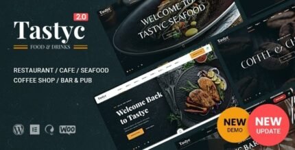 Tastyc - Cafe Restaurant Theme - GPL Market