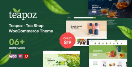 Teapoz - Tea Shop WooCommerce Theme - GPL Market