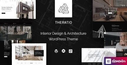 Theratio - Architecture & Interior Design Elementor WordPress Theme - GPL Market