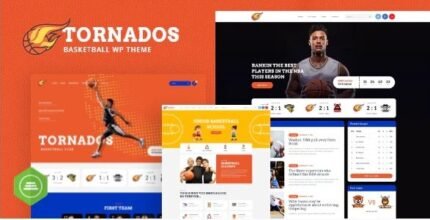 Tornados | Basketball NBA Team WordPress Theme - GPL Market