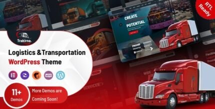 Trakirna - Transportation & Logistics WordPress Theme - GPL Market