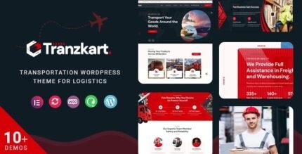 Tranzkart - Transportation WordPress Theme for Logistics - GPL Market