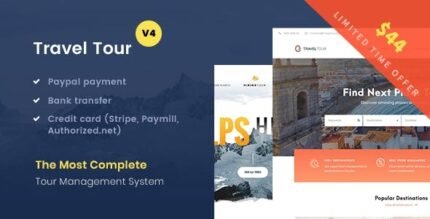 Travel Tour - Tour Booking, Travel Booking WordPress Theme - GPL Market