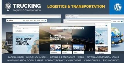 Trucking - Transportation & Logistics WordPress - GPL Market