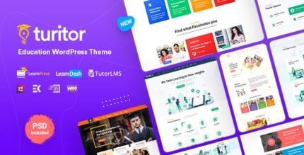 Turitor - LMS & Education WordPress Theme - GPL Market