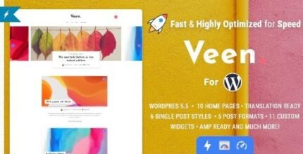 Veen - Minimal & Lightweight Blog for WordPress - GPL Market