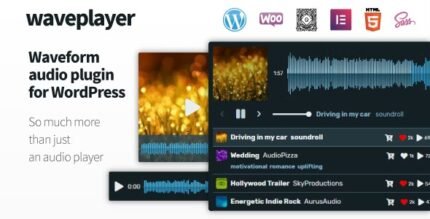 WavePlayer 3.7.1 - Waveform Audio Player for WordPress and WooCommerce - GPL Pugins Club