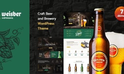 Weisber - Craft Beer & Brewery WordPress Theme - GPL Market