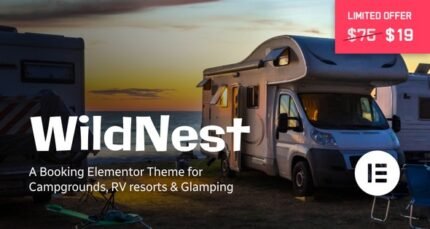 WildNest 1.1 - Campgrounds & RV Parks Booking Theme - GPL Pugins Club