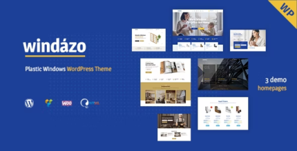 Windazo - Plastic Windows and Doors WordPress Theme - GPL Market