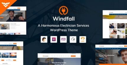 Windfall - Electrician Services WordPress Theme - GPL Market