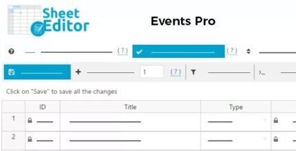 WP Sheet Editor Events Pro 1.1.35 - GPL Pugins Club