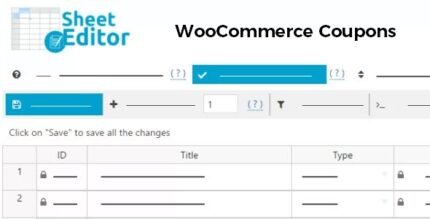 WP Sheet Editor WooCommerce Coupons 1.3.54 - Premium - GPL Pugins Club