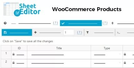 WP Sheet Editor WooCommerce Products 1.18.17 - Premium - GPL Pugins Club