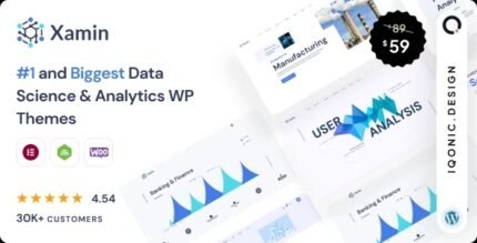 Xamin - Data Science & Analytics SaaS WordPress Theme - GPL Market