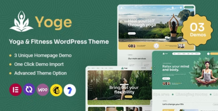 Yoge - Fitness and Yoga WordPress Theme - GPL Market