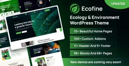 Ecofine 1.1.3 - Ecology & Environment WordPress Theme - GPL Pugins Club