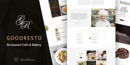 GoodResto 4.6 - Restaurant WordPress Theme + Woocommerce - GPL Pugins Club